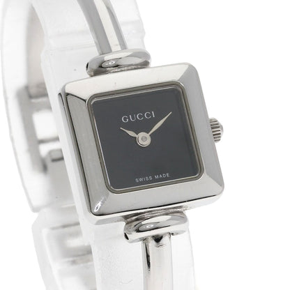 GUCCI Square face Watches 1900L Stainless Steel/Stainless Steel Ladies