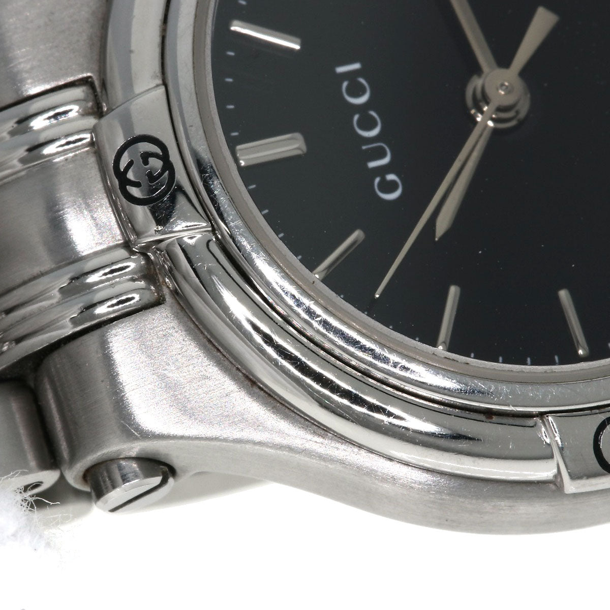 GUCCI Round face Watches 9040L Stainless Steel/Stainless Steel Ladies
