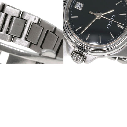 GUCCI Round face Watches 9040L Stainless Steel/Stainless Steel Ladies