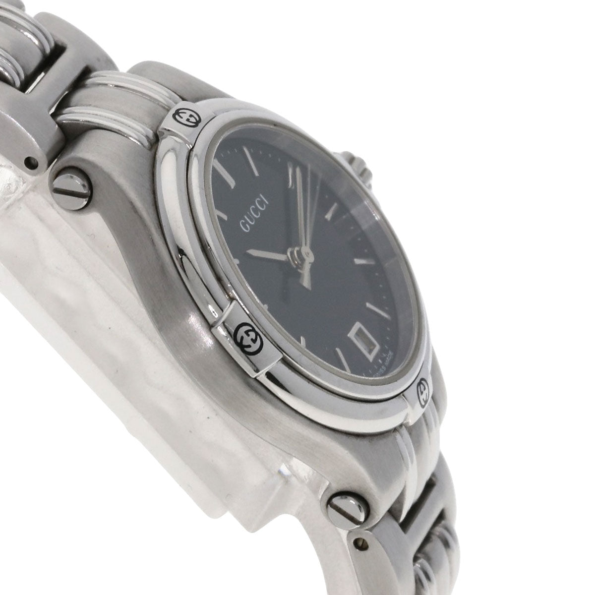 GUCCI Round face Watches 9040L Stainless Steel/Stainless Steel Ladies