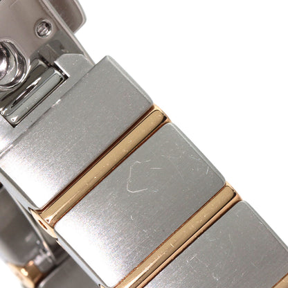 OMEGA Constellation Blue Guilloche 12P Diamond Watches 123.20.24.60.53.001 Stainless Steel/SSxK18PG Ladies