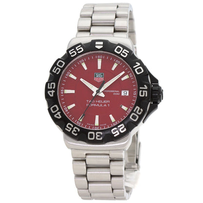 TAG HEUER FORMULA1 Date Watches WAH1112 Stainless Steel/Stainless Steel mens