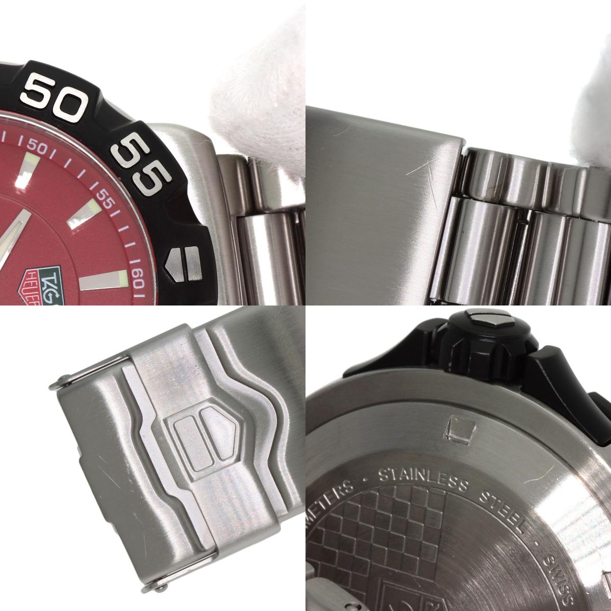 TAG HEUER FORMULA1 Date Watches WAH1112 Stainless Steel/Stainless Steel mens