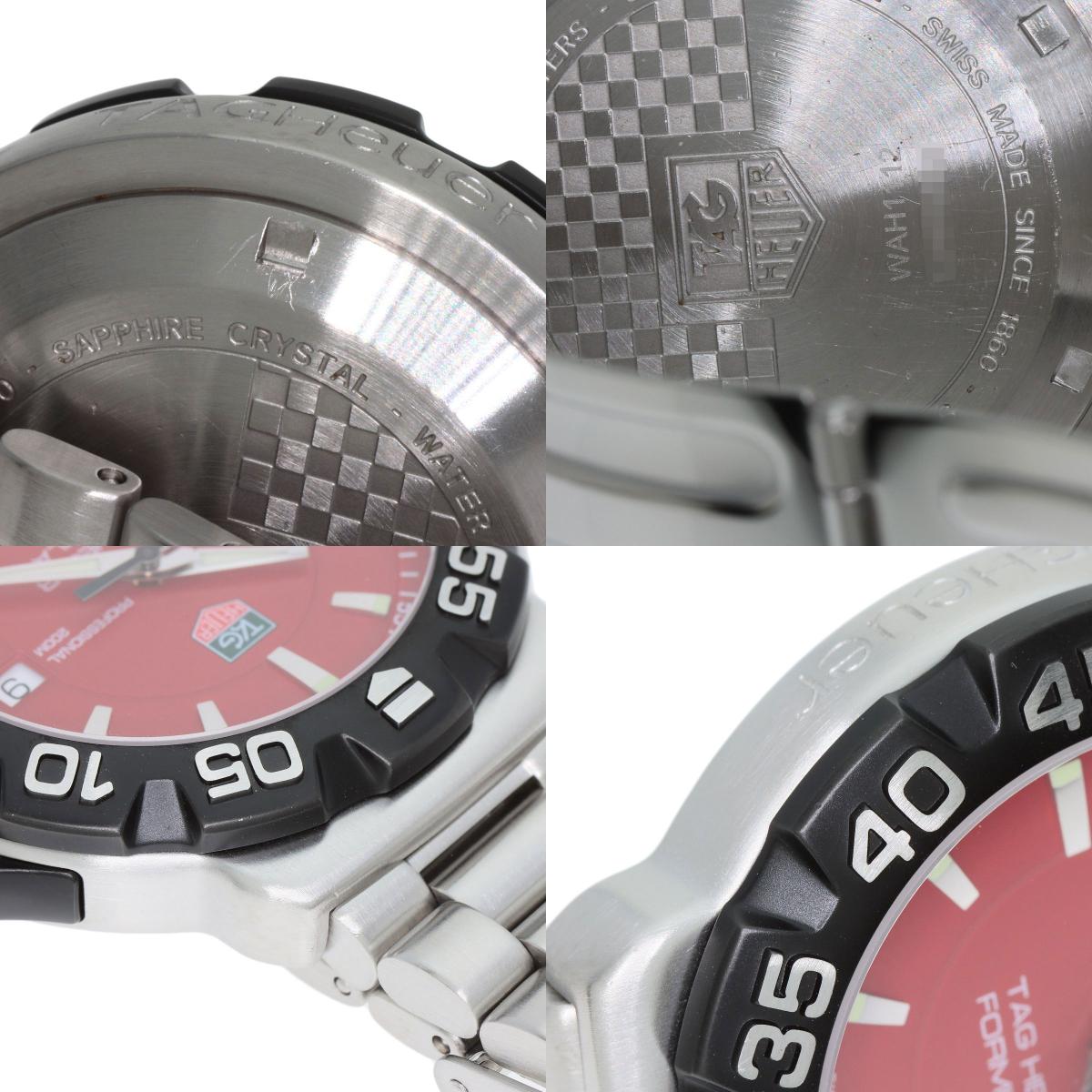 TAG HEUER FORMULA1 Date Watches WAH1112 Stainless Steel/Stainless Steel mens