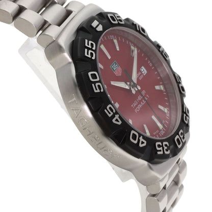 TAG HEUER FORMULA1 Date Watches WAH1112 Stainless Steel/Stainless Steel mens