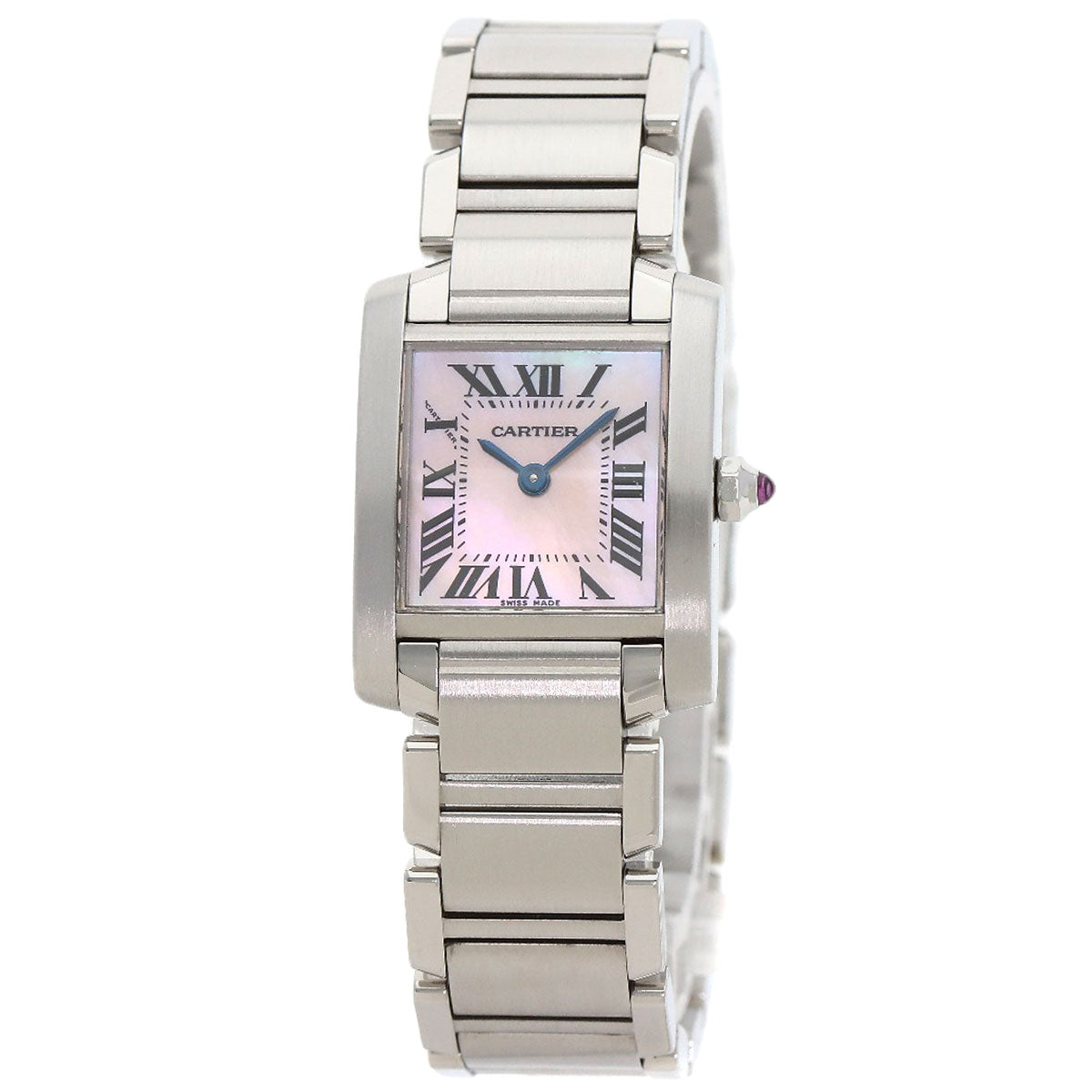 CARTIER Tank francaise SM Watches W51028Q3 Stainless Steel/Stainless Steel Ladies