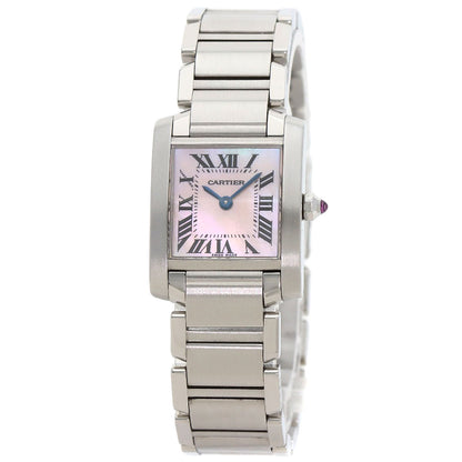 CARTIER Tank francaise SM Watches W51028Q3 Stainless Steel/Stainless Steel Ladies