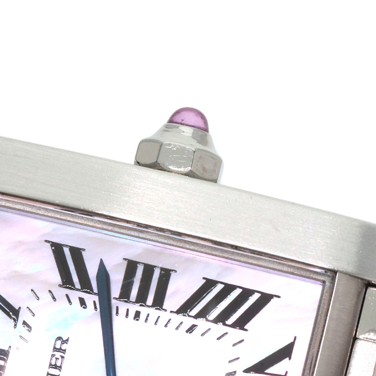 CARTIER Tank francaise SM Watches W51028Q3 Stainless Steel/Stainless Steel Ladies