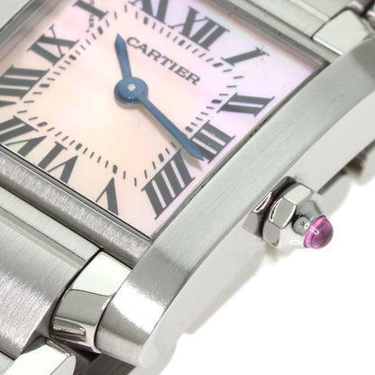 CARTIER Tank francaise SM Watches W51028Q3 Stainless Steel/Stainless Steel Ladies