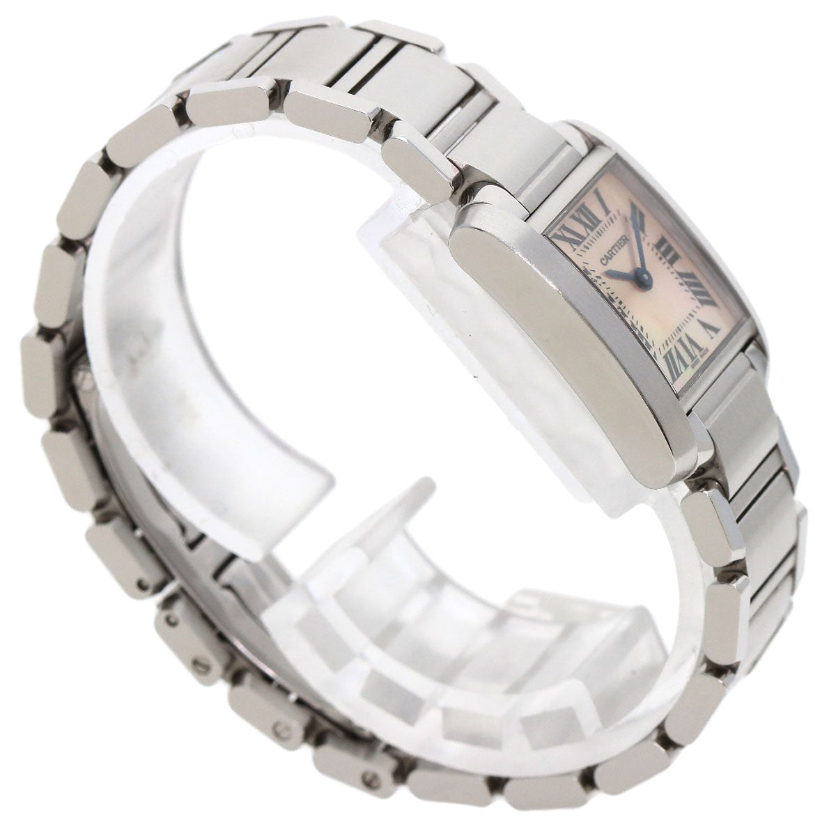 CARTIER Tank francaise SM Watches W51028Q3 Stainless Steel/Stainless Steel Ladies