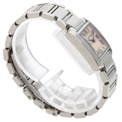 CARTIER Tank francaise SM Watches W51028Q3 Stainless Steel/Stainless Steel Ladies