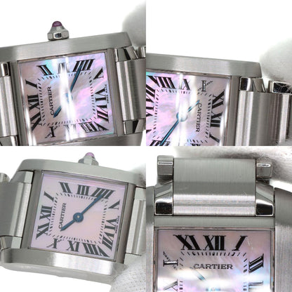 CARTIER Tank francaise SM Watches W51028Q3 Stainless Steel/Stainless Steel Ladies