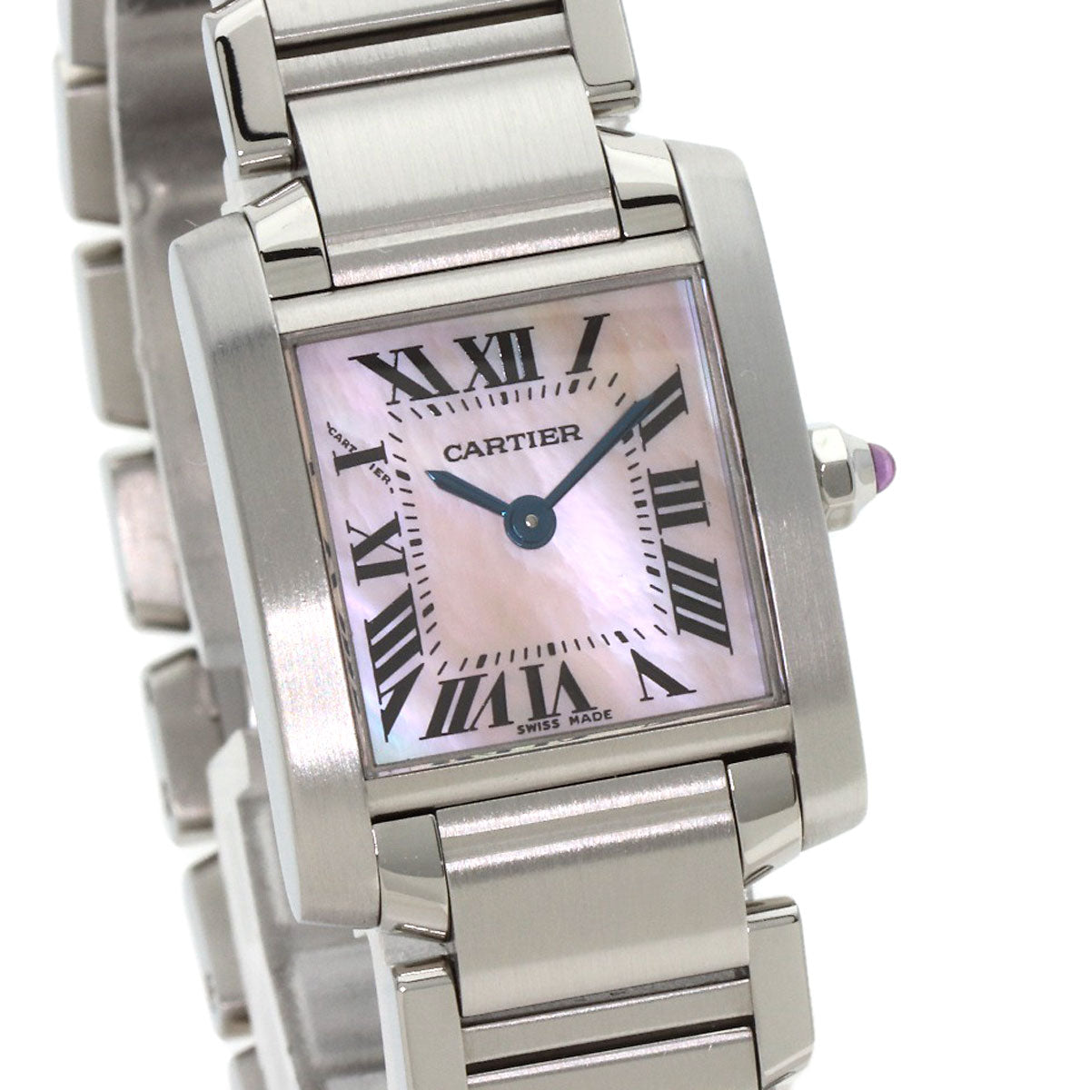 CARTIER Tank francaise SM Watches W51028Q3 Stainless Steel/Stainless Steel Ladies