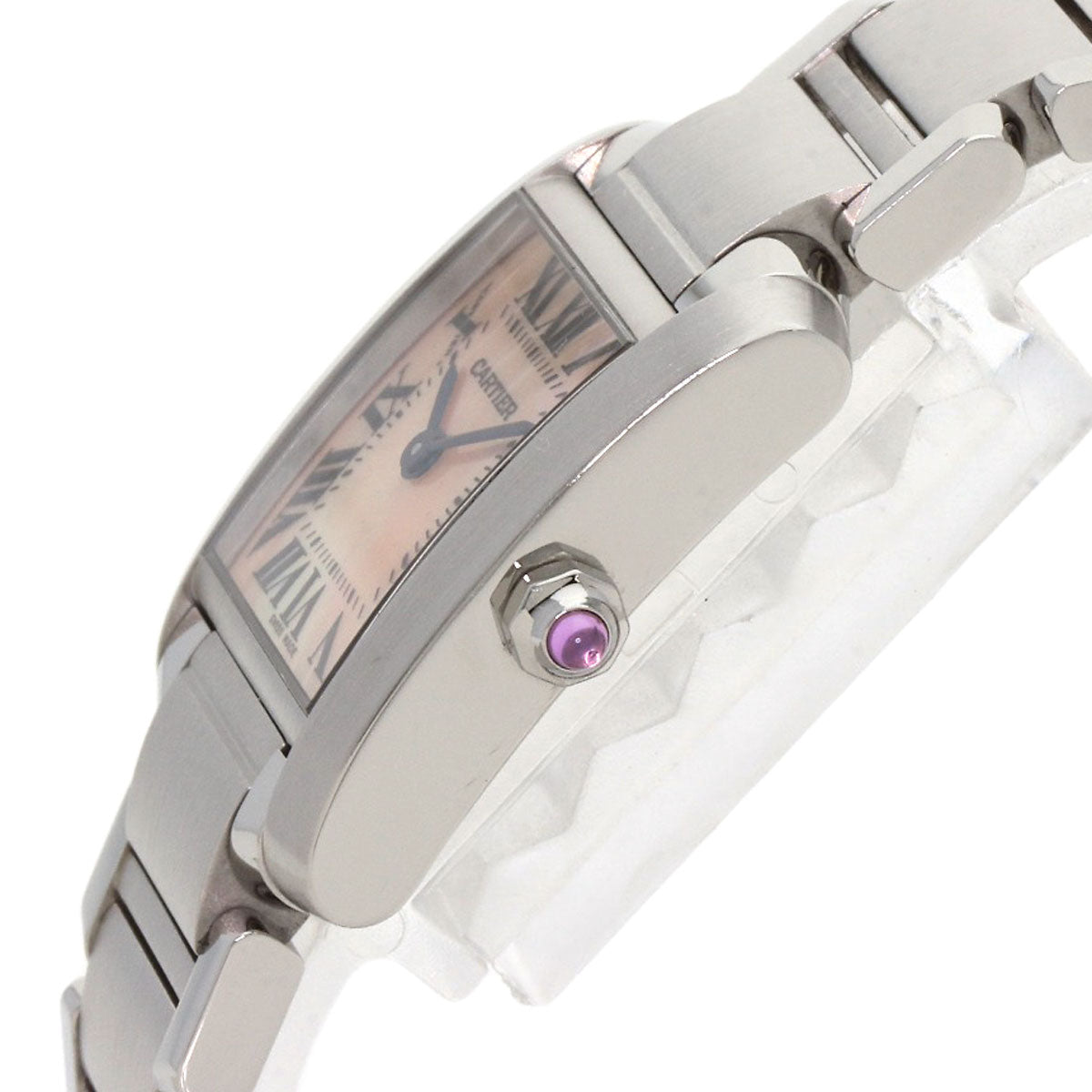 CARTIER Tank francaise SM Watches W51028Q3 Stainless Steel/Stainless Steel Ladies
