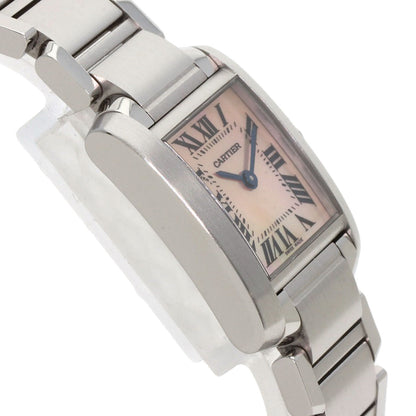 CARTIER Tank francaise SM Watches W51028Q3 Stainless Steel/Stainless Steel Ladies