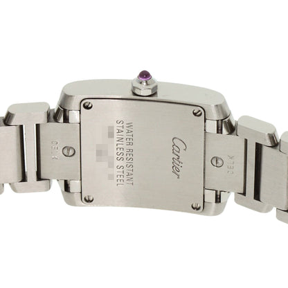 CARTIER Tank francaise SM Watches W51028Q3 Stainless Steel/Stainless Steel Ladies