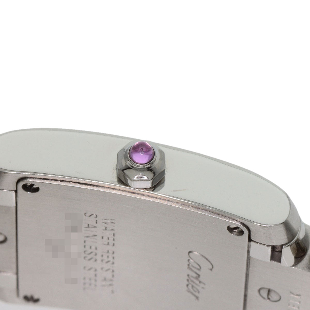 CARTIER Tank francaise SM Watches W51028Q3 Stainless Steel/Stainless Steel Ladies