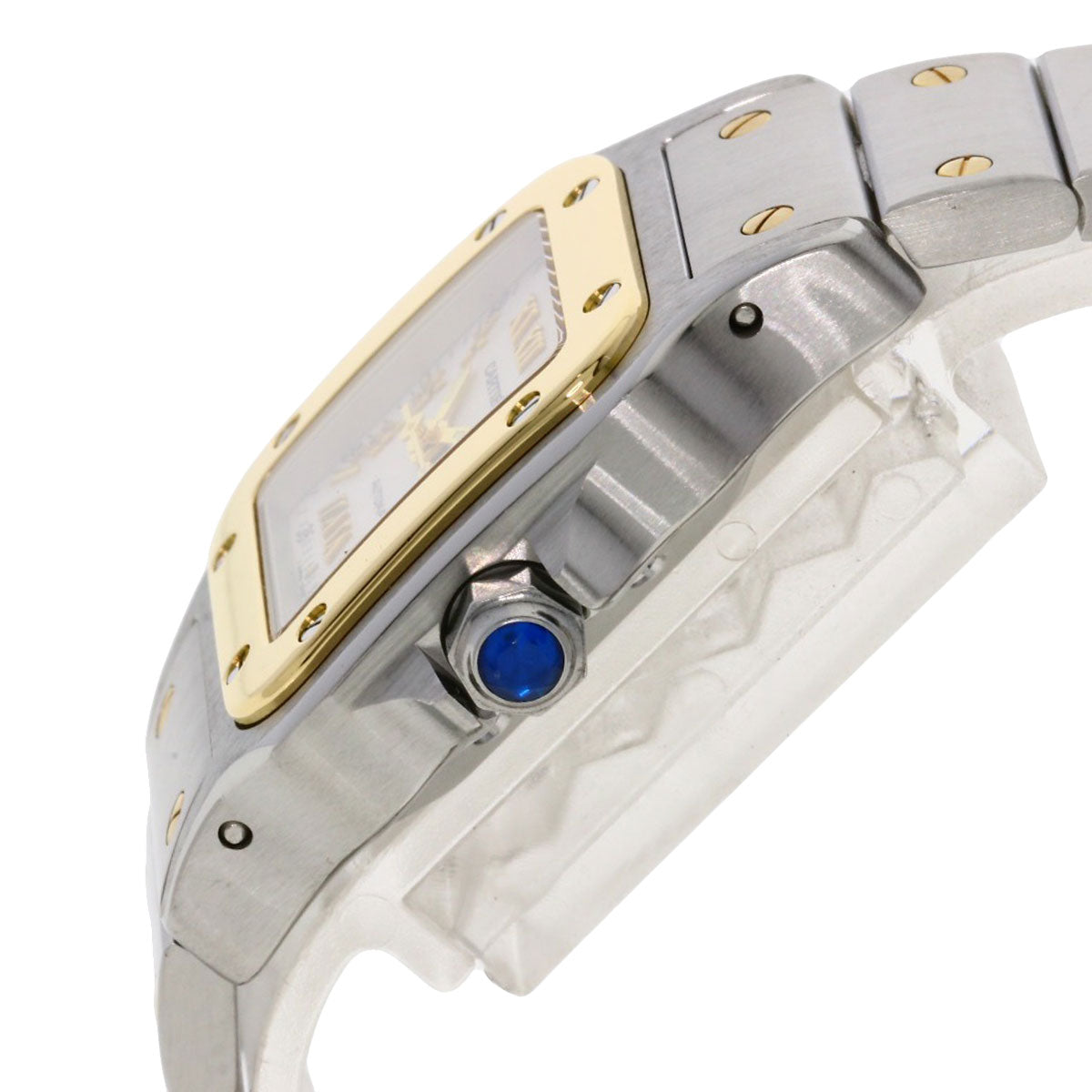 CARTIER Santos Galve SM 20th Anniversary Model Watches W20045C4 Stainless Steel/SSxK18YG Ladies