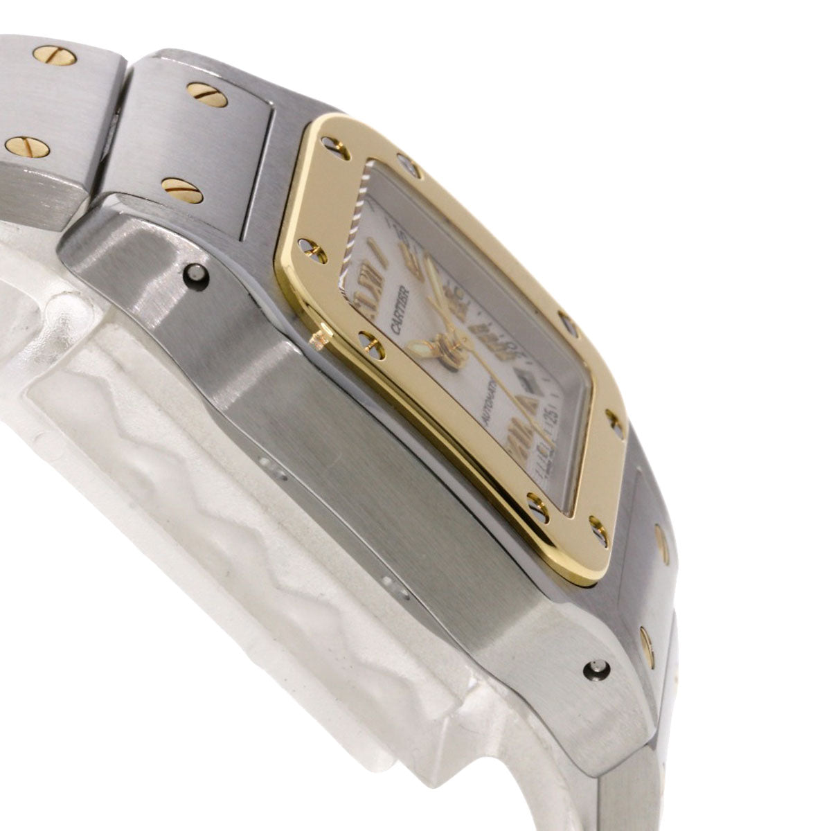 CARTIER Santos Galve SM 20th Anniversary Model Watches W20045C4 Stainless Steel/SSxK18YG Ladies