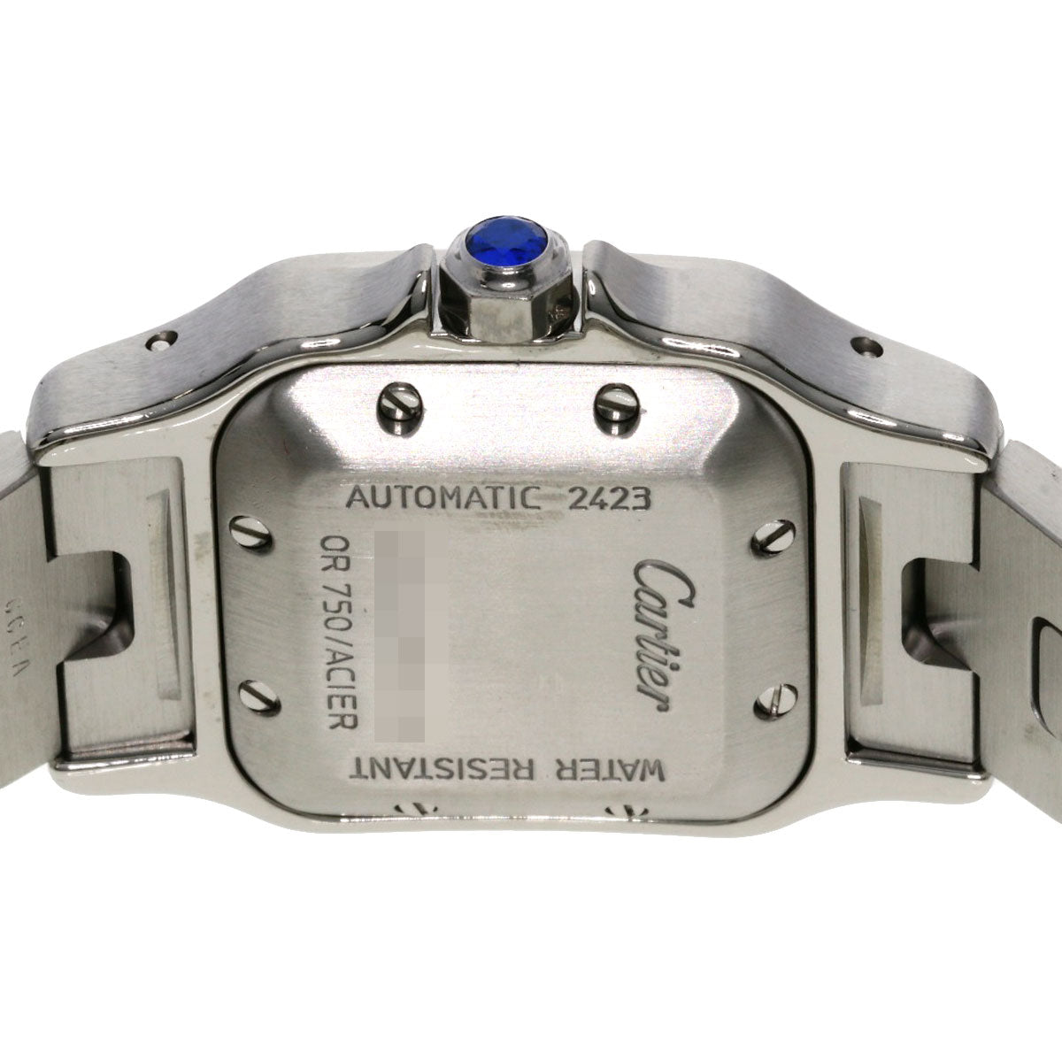 CARTIER Santos Galve SM 20th Anniversary Model Watches W20045C4 Stainless Steel/SSxK18YG Ladies