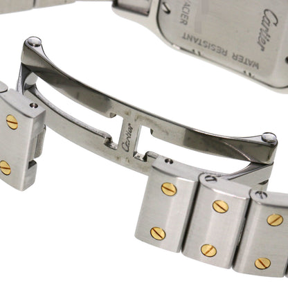 CARTIER Santos Galve SM 20th Anniversary Model Watches W20045C4 Stainless Steel/SSxK18YG Ladies