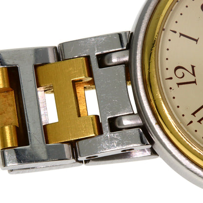 HERMES Windsor Date Watches Stainless Steel/SSxGP mens