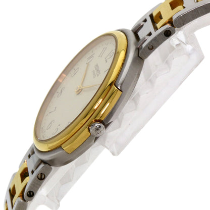 HERMES Windsor Date Watches Stainless Steel/SSxGP mens