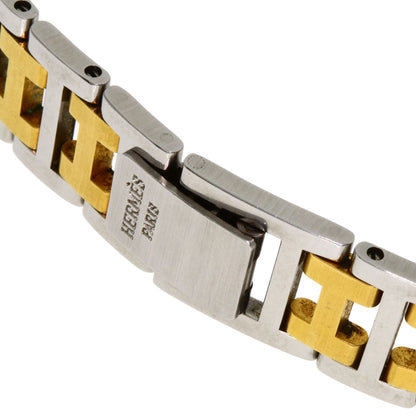 HERMES Windsor Date Watches Stainless Steel/SSxGP mens