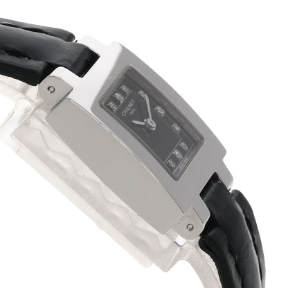 Chaumet Style Calendar 12P Diamond Watches Stainless Steel/Leather Ladies