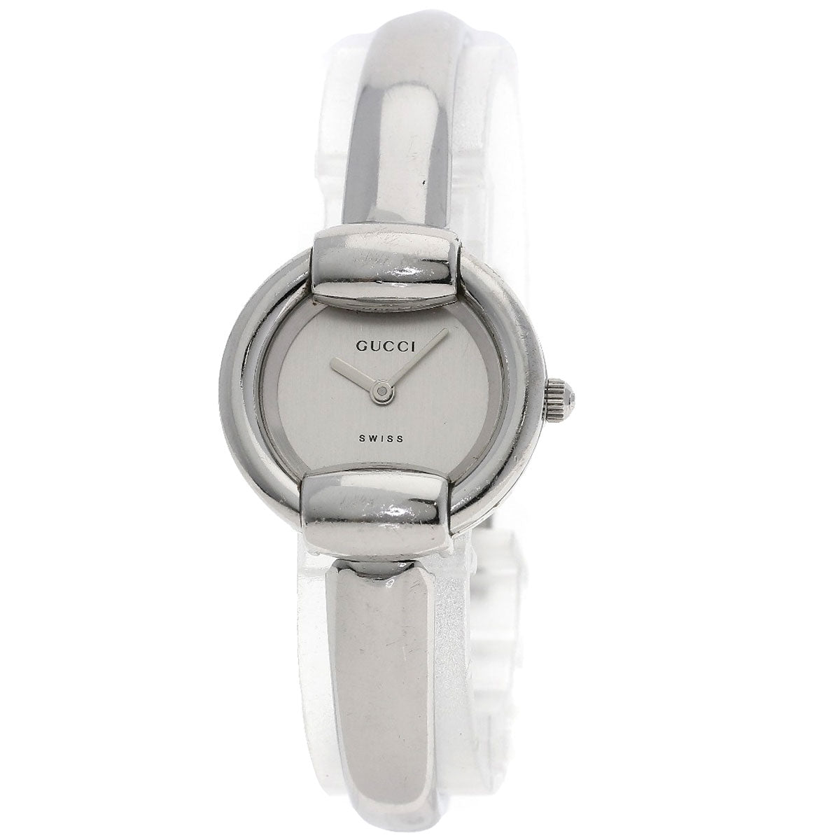 GUCCI Round face Watches 1400L Stainless Steel/Stainless Steel Ladies