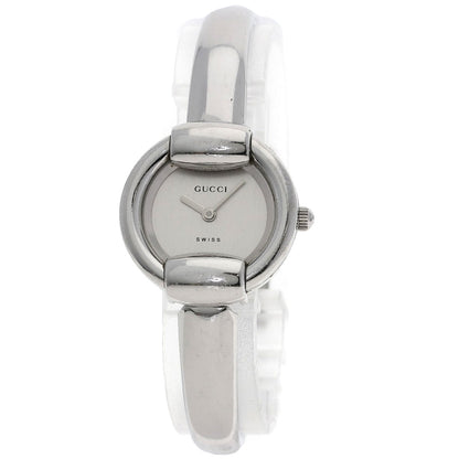 GUCCI Round face Watches 1400L Stainless Steel/Stainless Steel Ladies