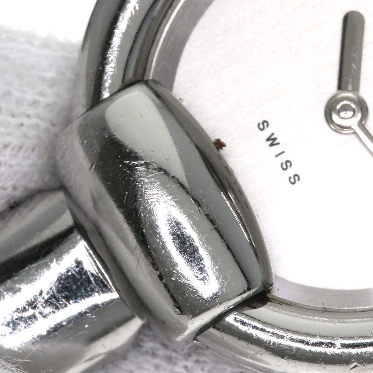 GUCCI Round face Watches 1400L Stainless Steel/Stainless Steel Ladies