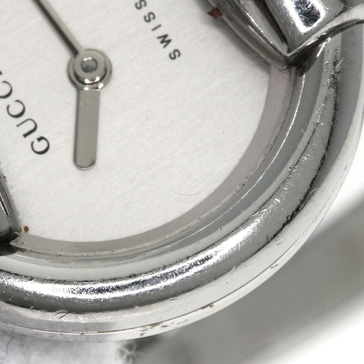 GUCCI Round face Watches 1400L Stainless Steel/Stainless Steel Ladies