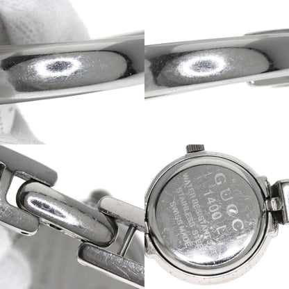 GUCCI Round face Watches 1400L Stainless Steel/Stainless Steel Ladies