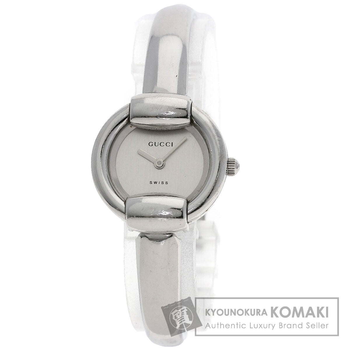 GUCCI Round face Watches 1400L Stainless Steel/Stainless Steel Ladies