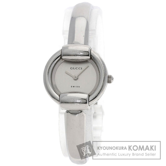 GUCCI Round face Watches 1400L Stainless Steel/Stainless Steel Ladies