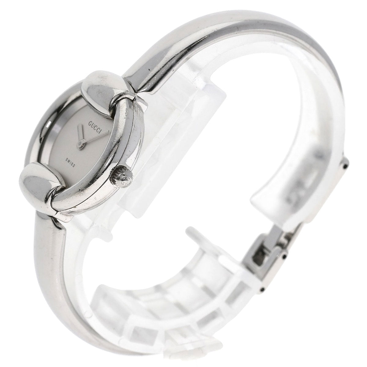 GUCCI Round face Watches 1400L Stainless Steel/Stainless Steel Ladies