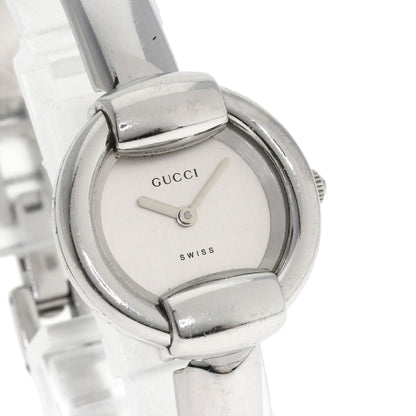 GUCCI Round face Watches 1400L Stainless Steel/Stainless Steel Ladies