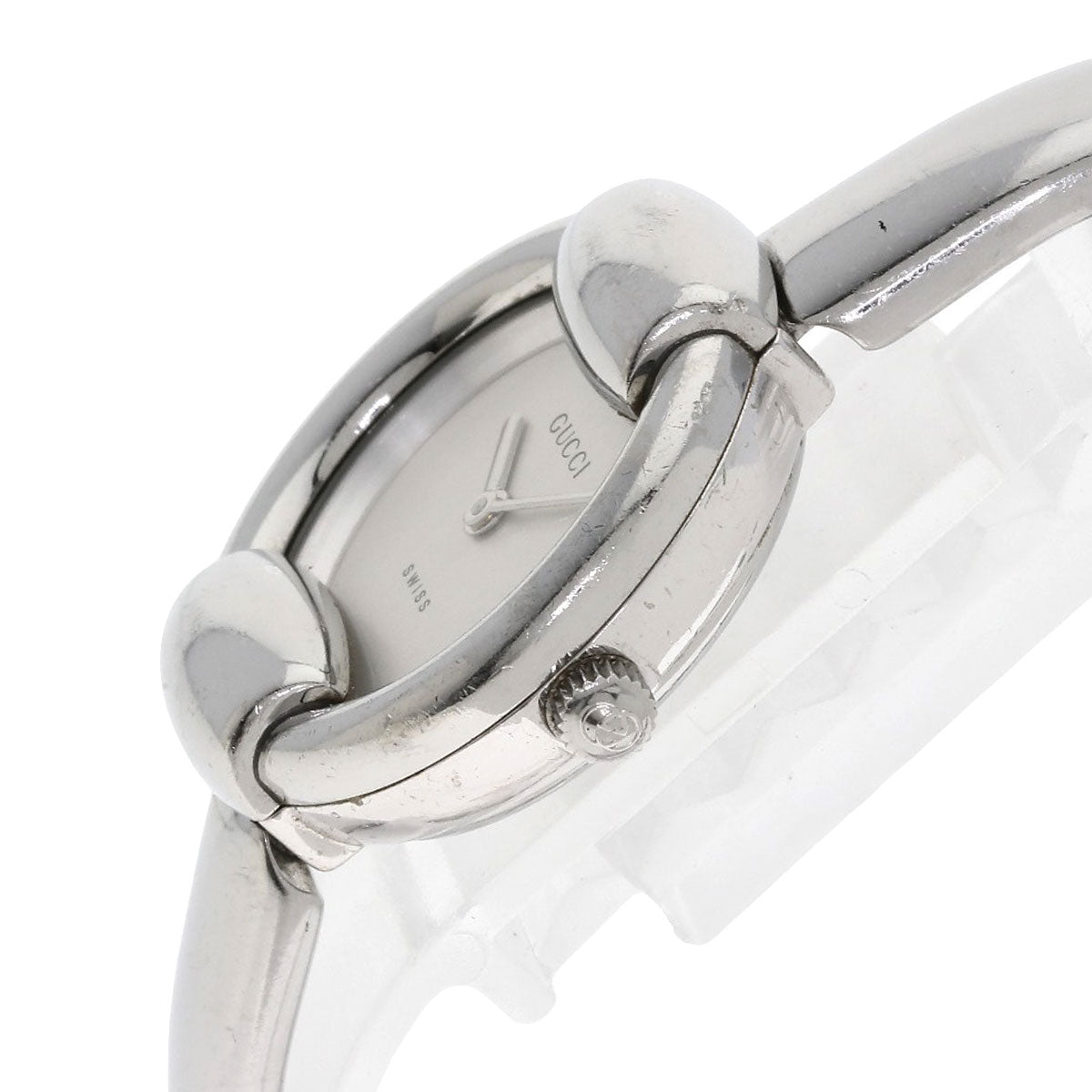 GUCCI Round face Watches 1400L Stainless Steel/Stainless Steel Ladies