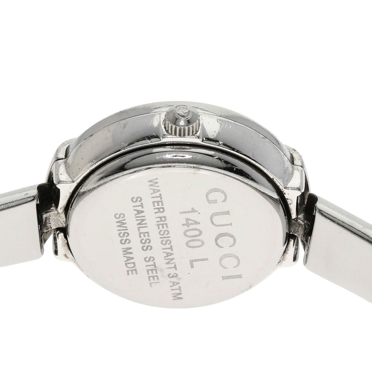 GUCCI Round face Watches 1400L Stainless Steel/Stainless Steel Ladies