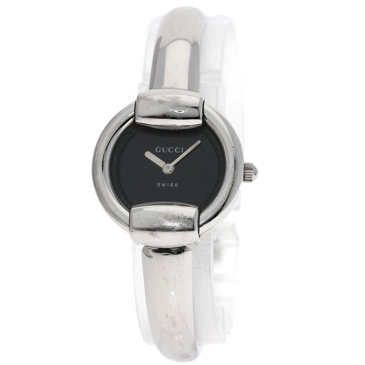 GUCCI Round face Watches 1400L Stainless Steel/Stainless Steel Ladies