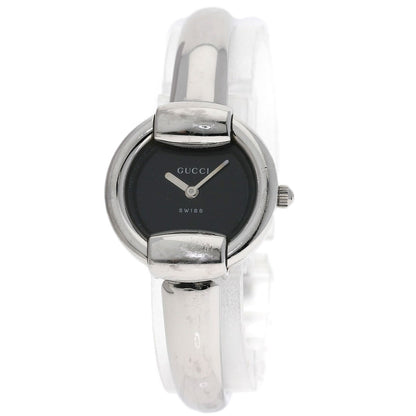 GUCCI Round face Watches 1400L Stainless Steel/Stainless Steel Ladies