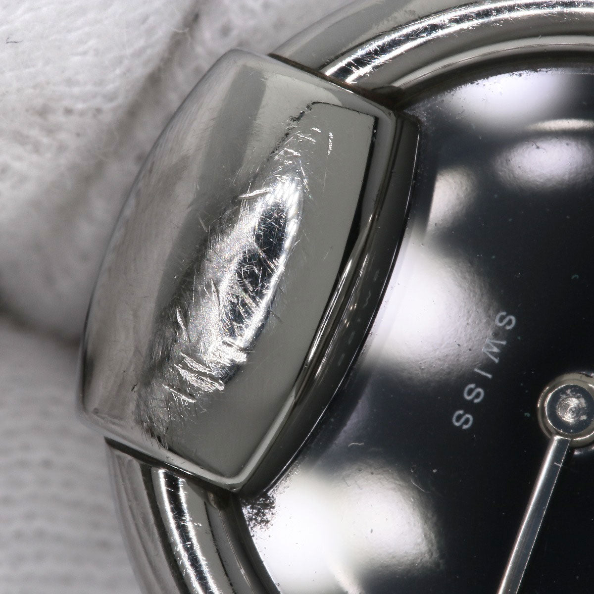 GUCCI Round face Watches 1400L Stainless Steel/Stainless Steel Ladies