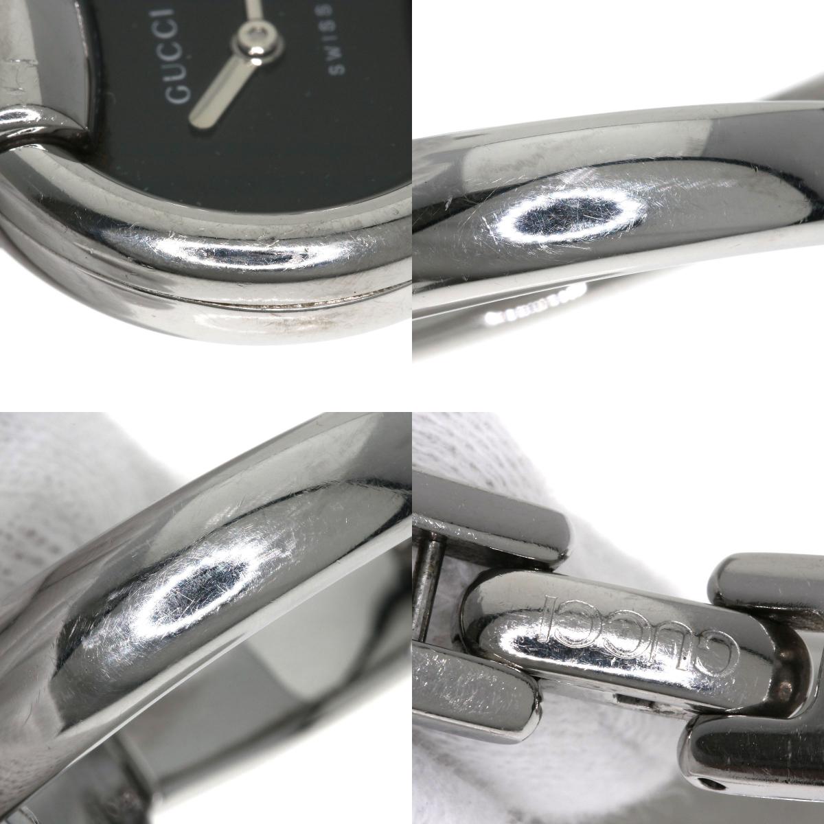 GUCCI Round face Watches 1400L Stainless Steel/Stainless Steel Ladies