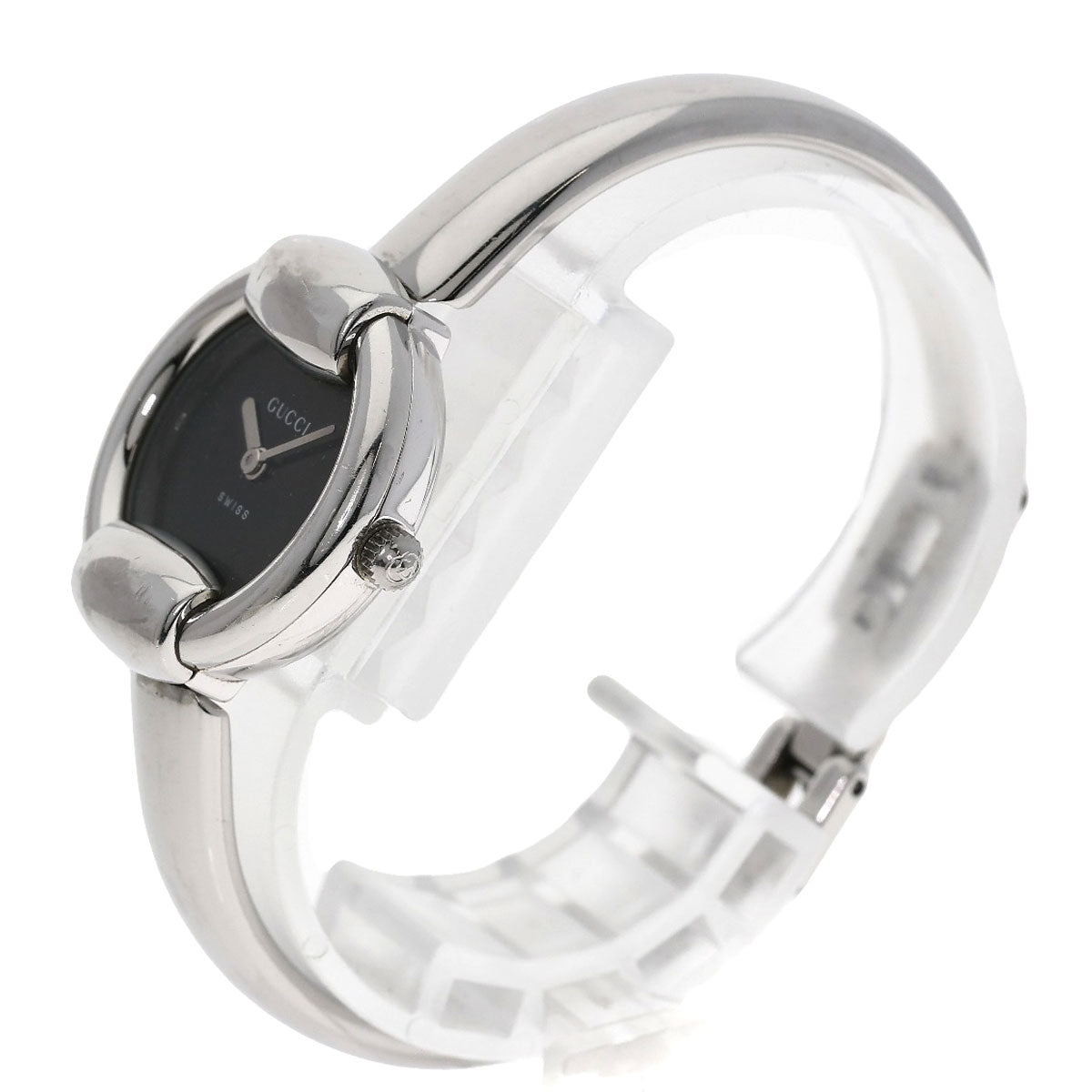 GUCCI Round face Watches 1400L Stainless Steel/Stainless Steel Ladies