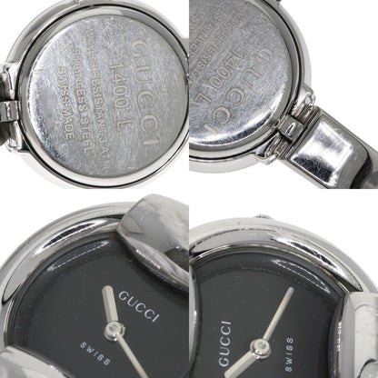 GUCCI Round face Watches 1400L Stainless Steel/Stainless Steel Ladies