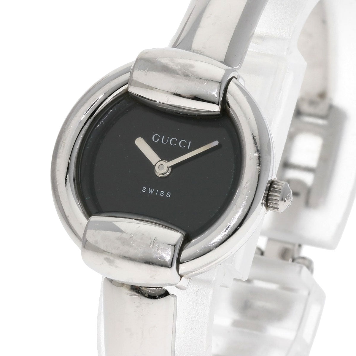 GUCCI Round face Watches 1400L Stainless Steel/Stainless Steel Ladies