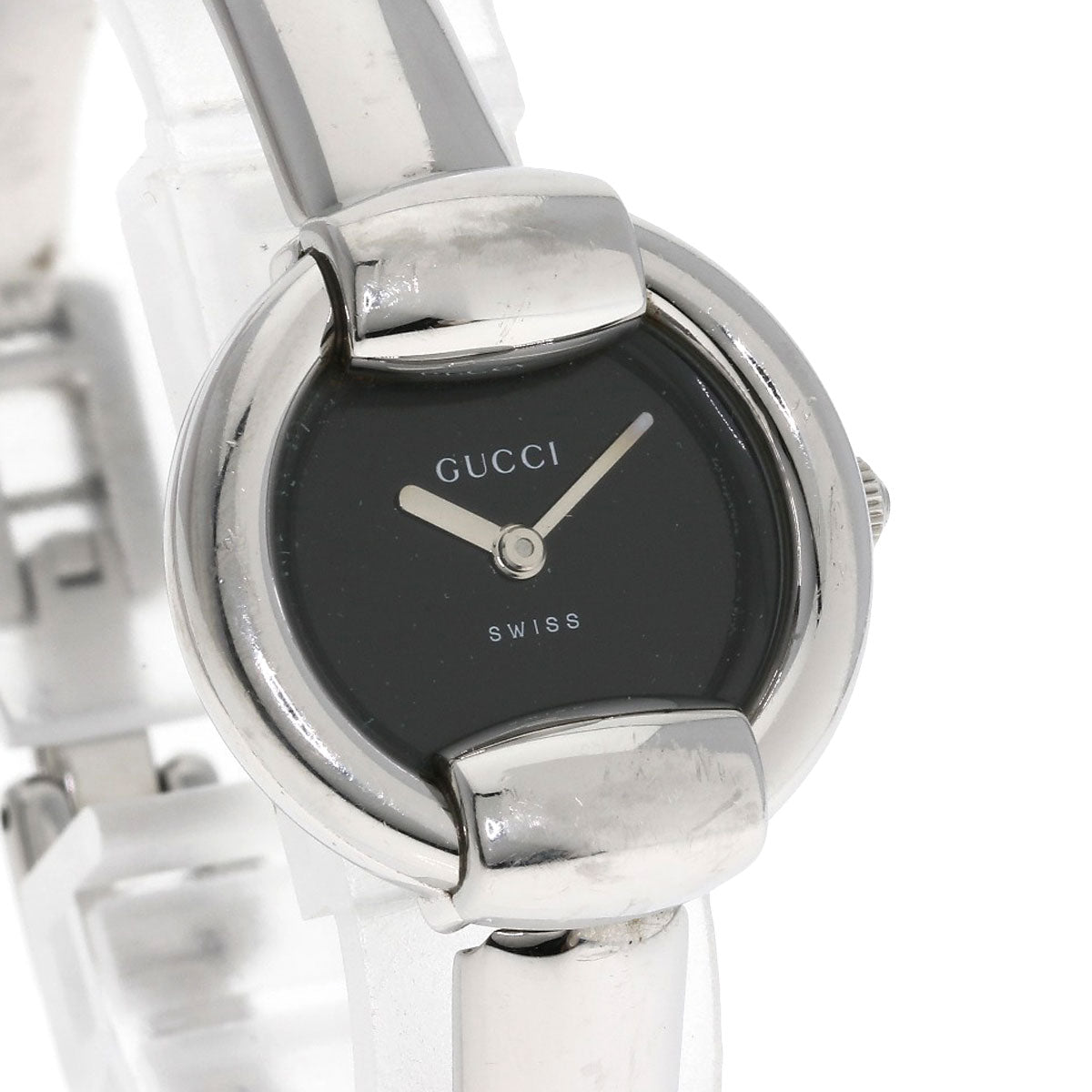 GUCCI Round face Watches 1400L Stainless Steel/Stainless Steel Ladies