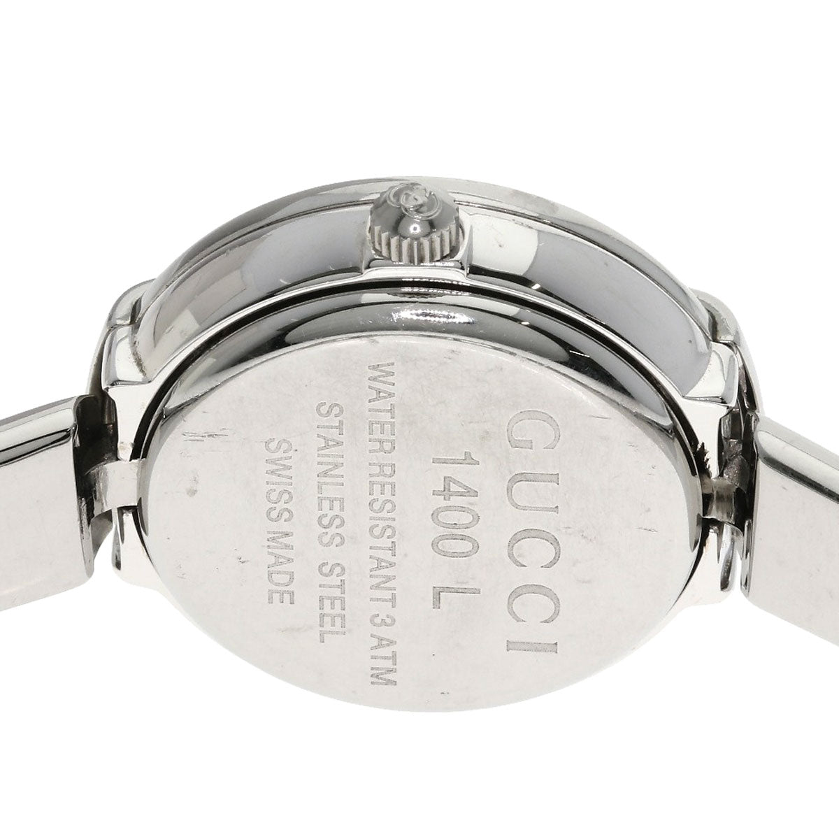 GUCCI Round face Watches 1400L Stainless Steel/Stainless Steel Ladies