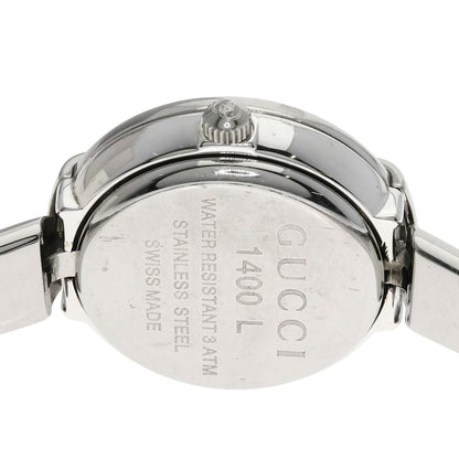 GUCCI Round face Watches 1400L Stainless Steel/Stainless Steel Ladies